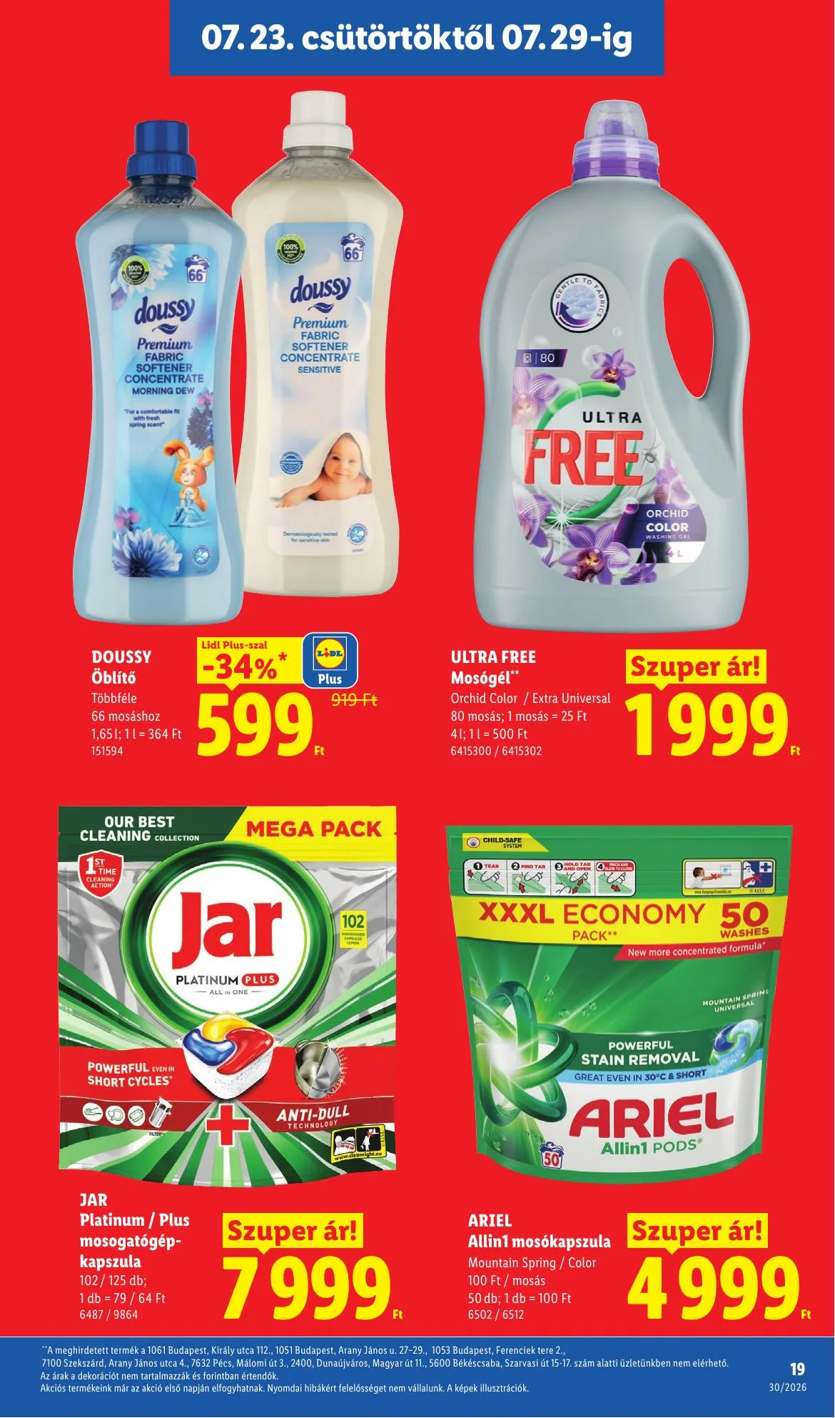 Lidl akciós újság 07.23–07.29 – 19. oldal