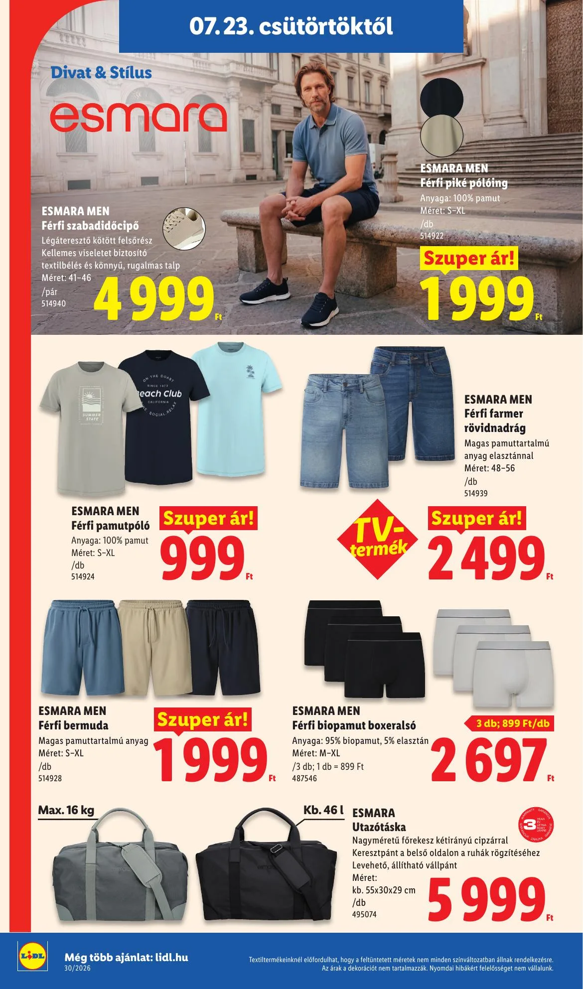 Lidl akciós újság 07.23–07.29 – 30. oldal
