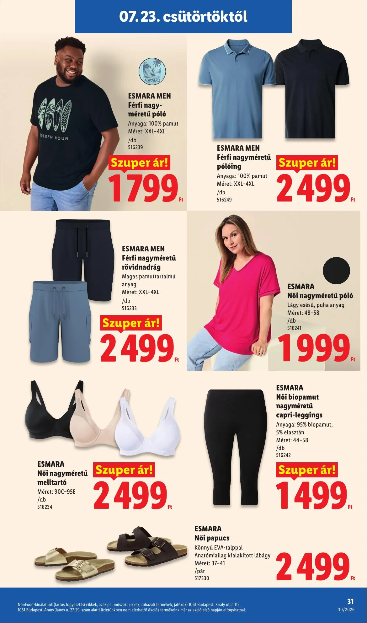Lidl akciós újság 07.23–07.29 – 31. oldal