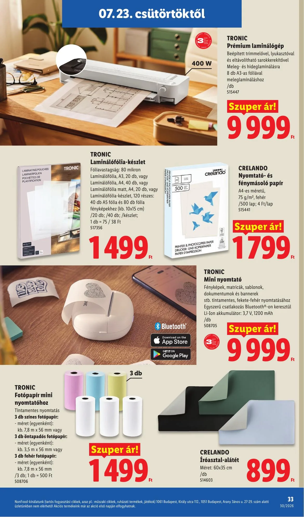 Lidl akciós újság 07.23–07.29 – 33. oldal
