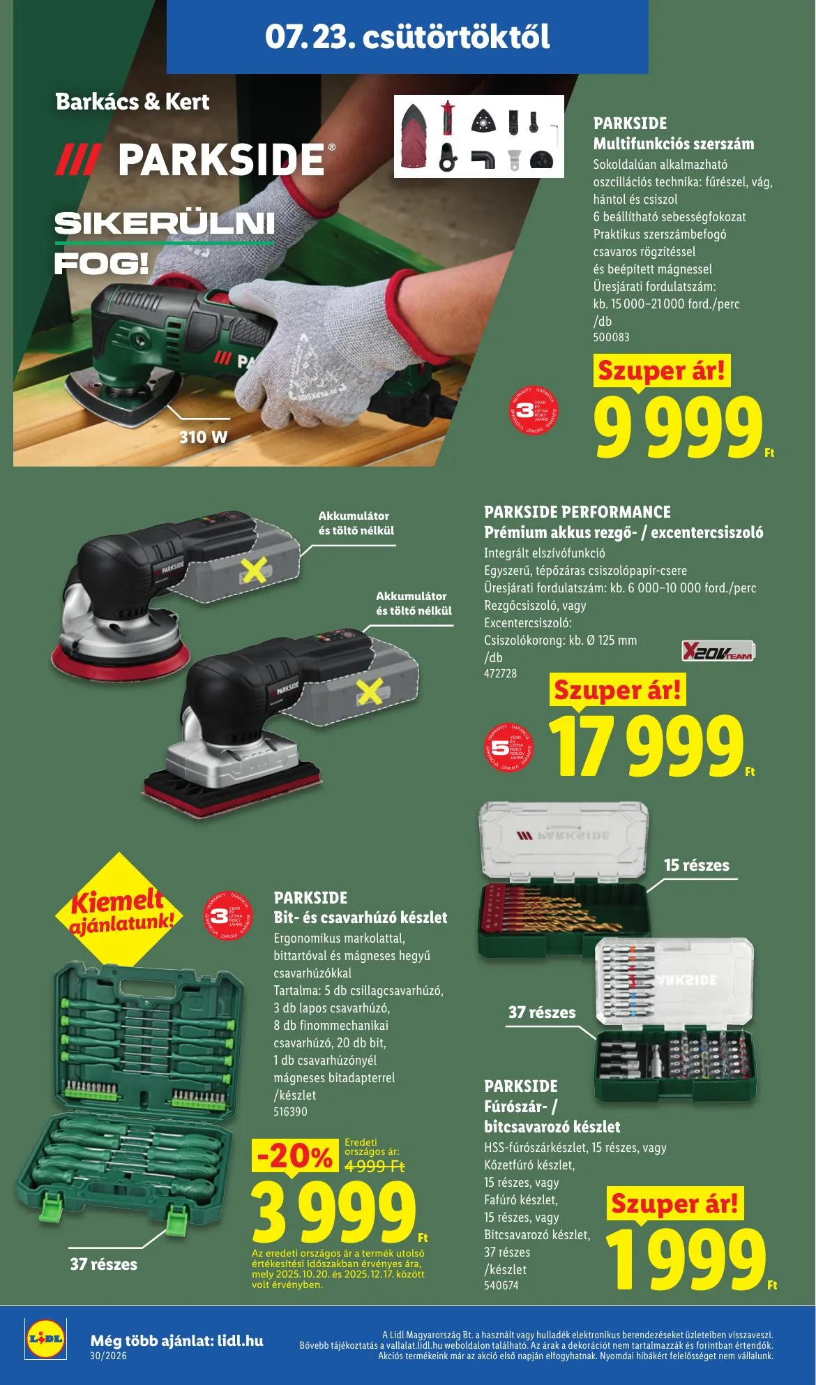 Lidl akciós újság 07.23–07.29 – 36. oldal