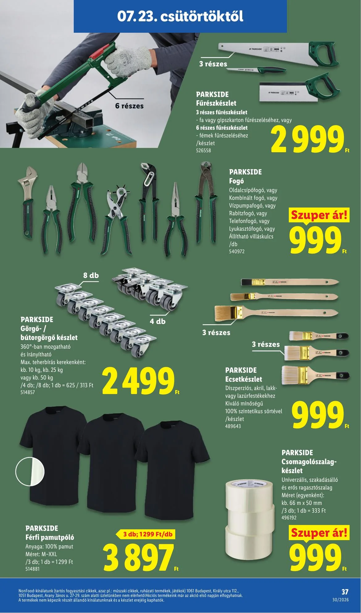 Lidl akciós újság 07.23–07.29 – 37. oldal