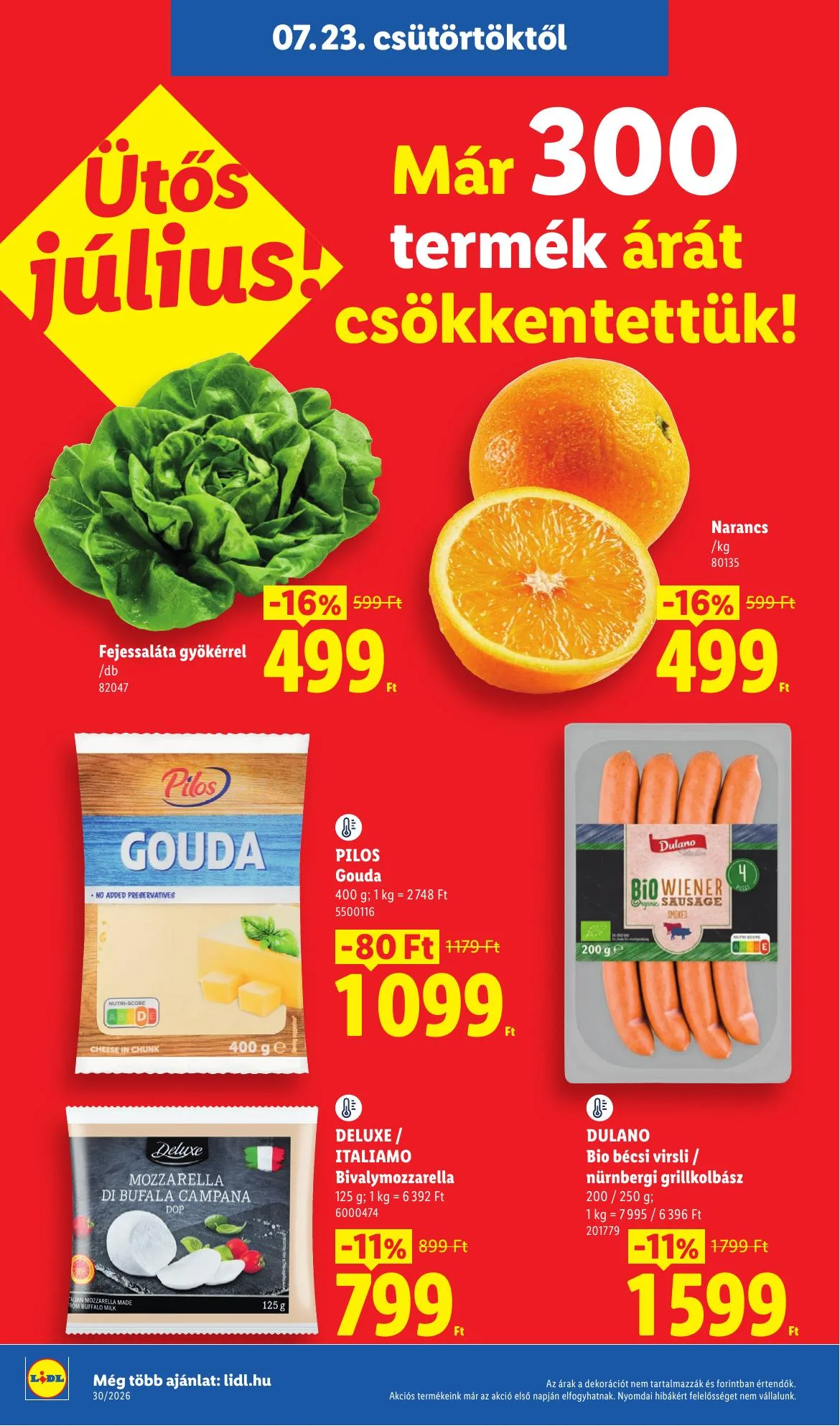 Lidl akciós újság 07.23–07.29 – 4. oldal