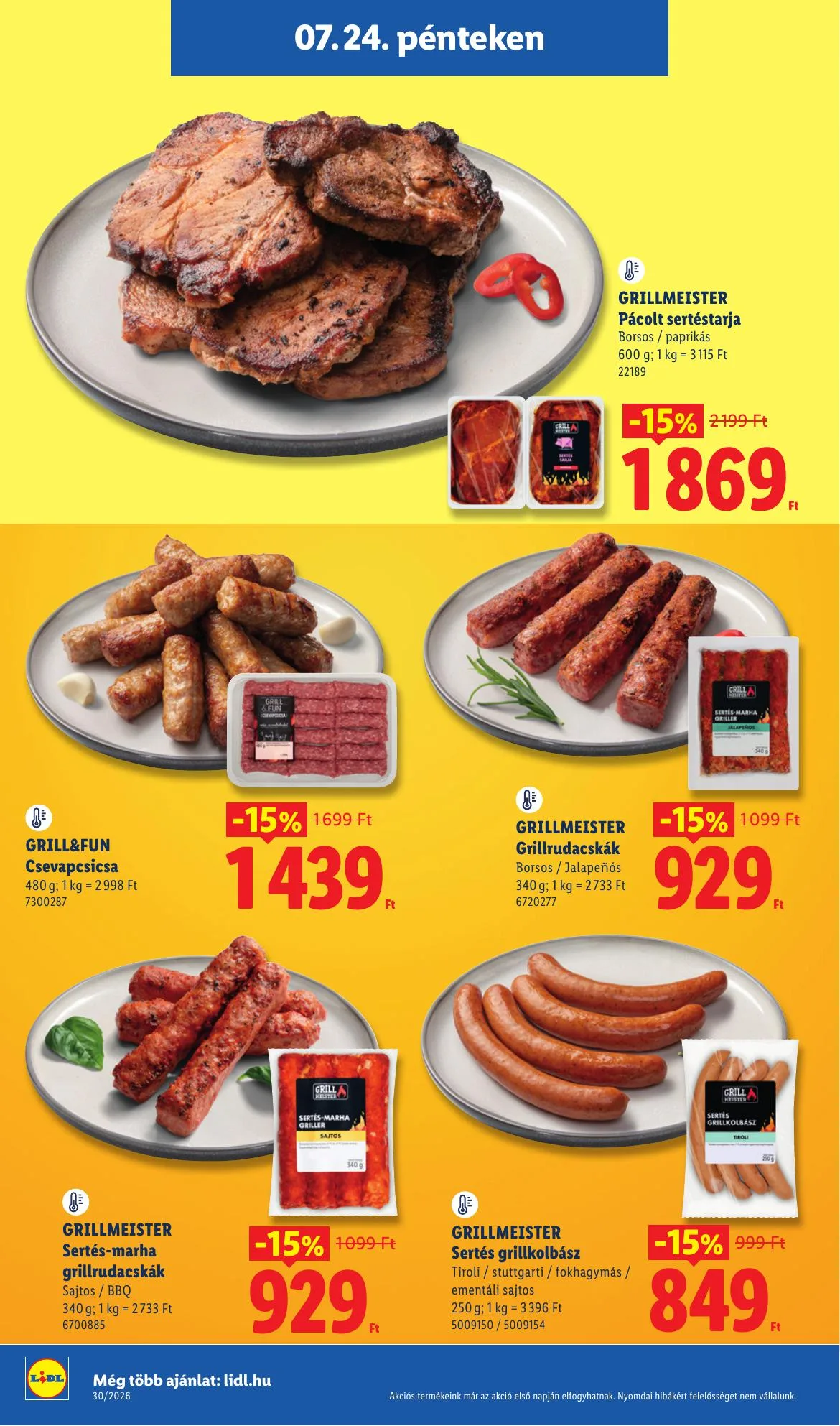 Lidl akciós újság 07.23–07.29 – 40. oldal
