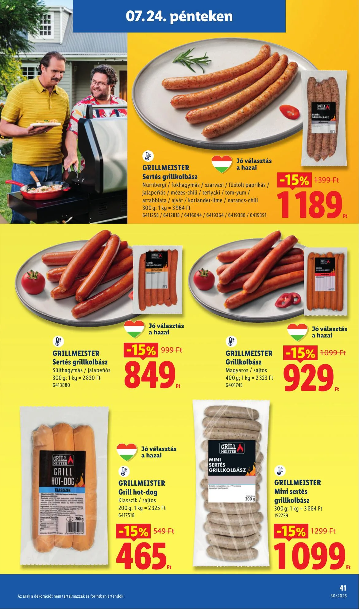 Lidl akciós újság 07.23–07.29 – 41. oldal