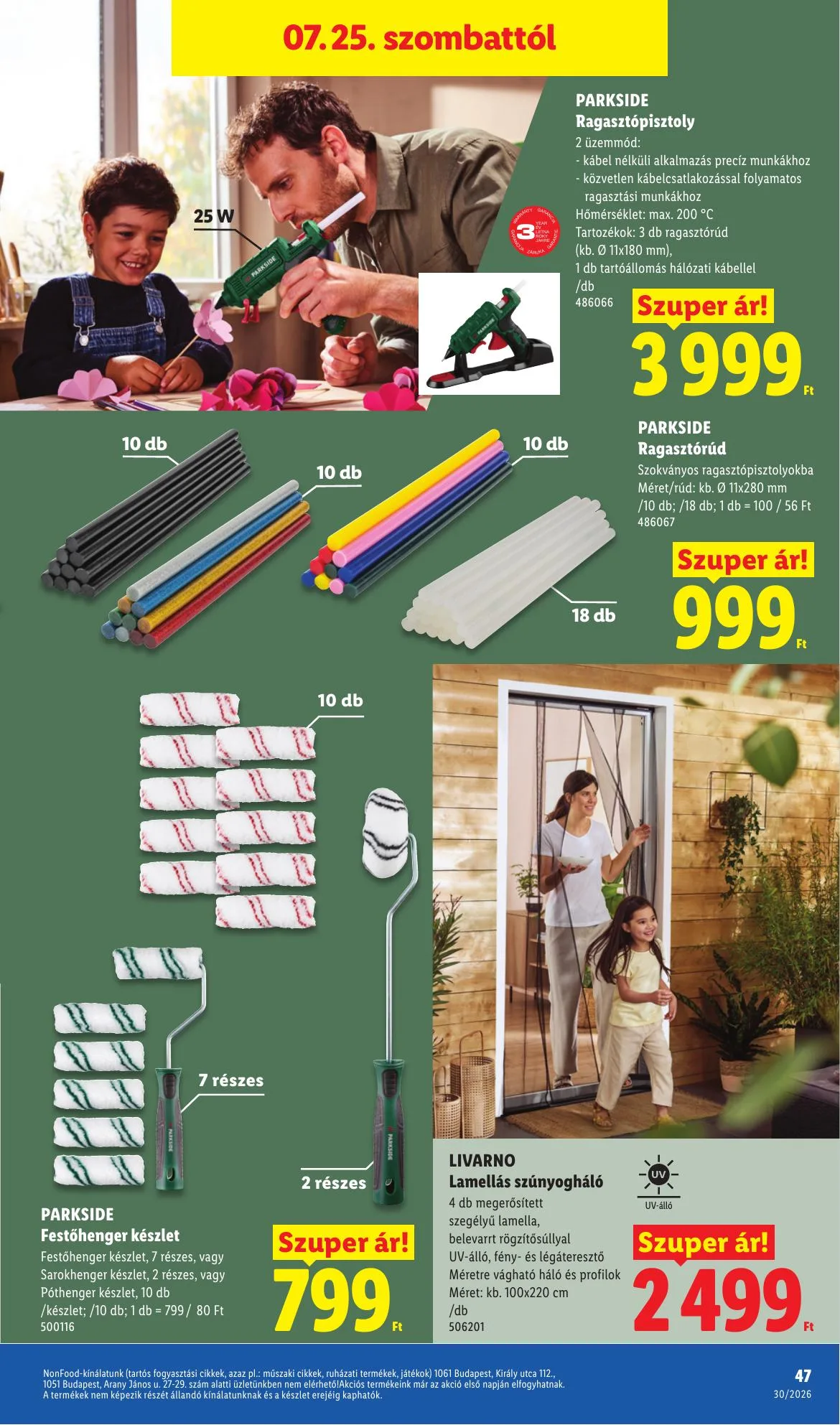 Lidl akciós újság 07.23–07.29 – 47. oldal