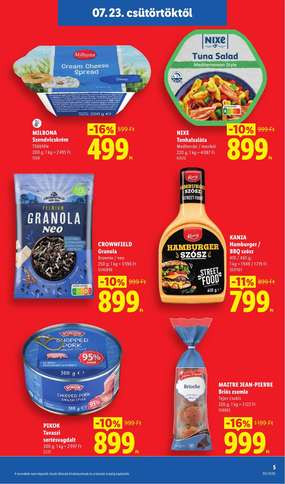 Lidl akciós újság 07.23–07.29 – 5. oldal