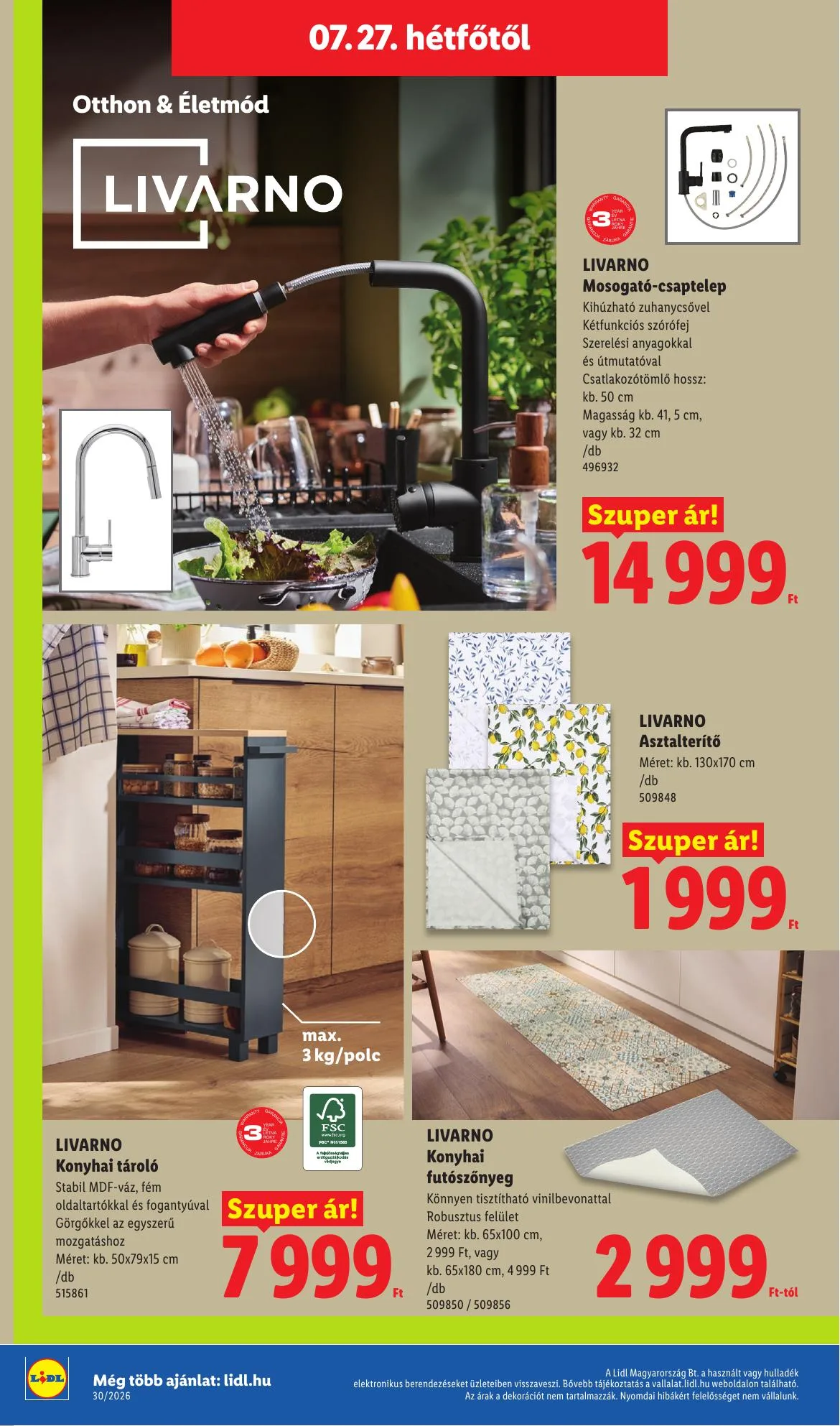 Lidl akciós újság 07.23–07.29 – 56. oldal