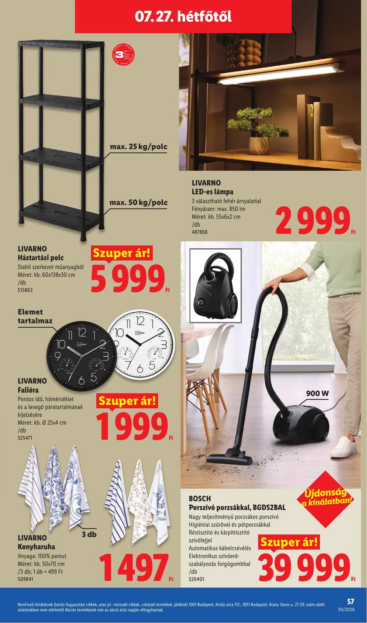 Lidl akciós újság 07.23–07.29 – 57. oldal