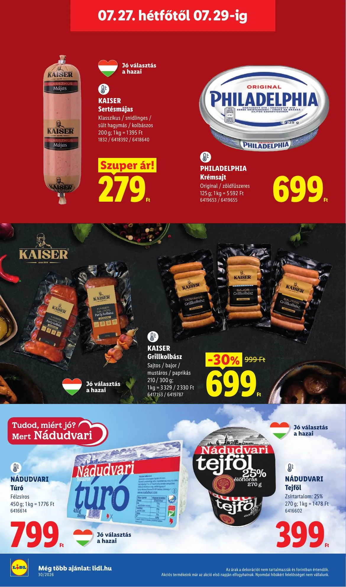 Lidl akciós újság 07.23–07.29 – 62. oldal
