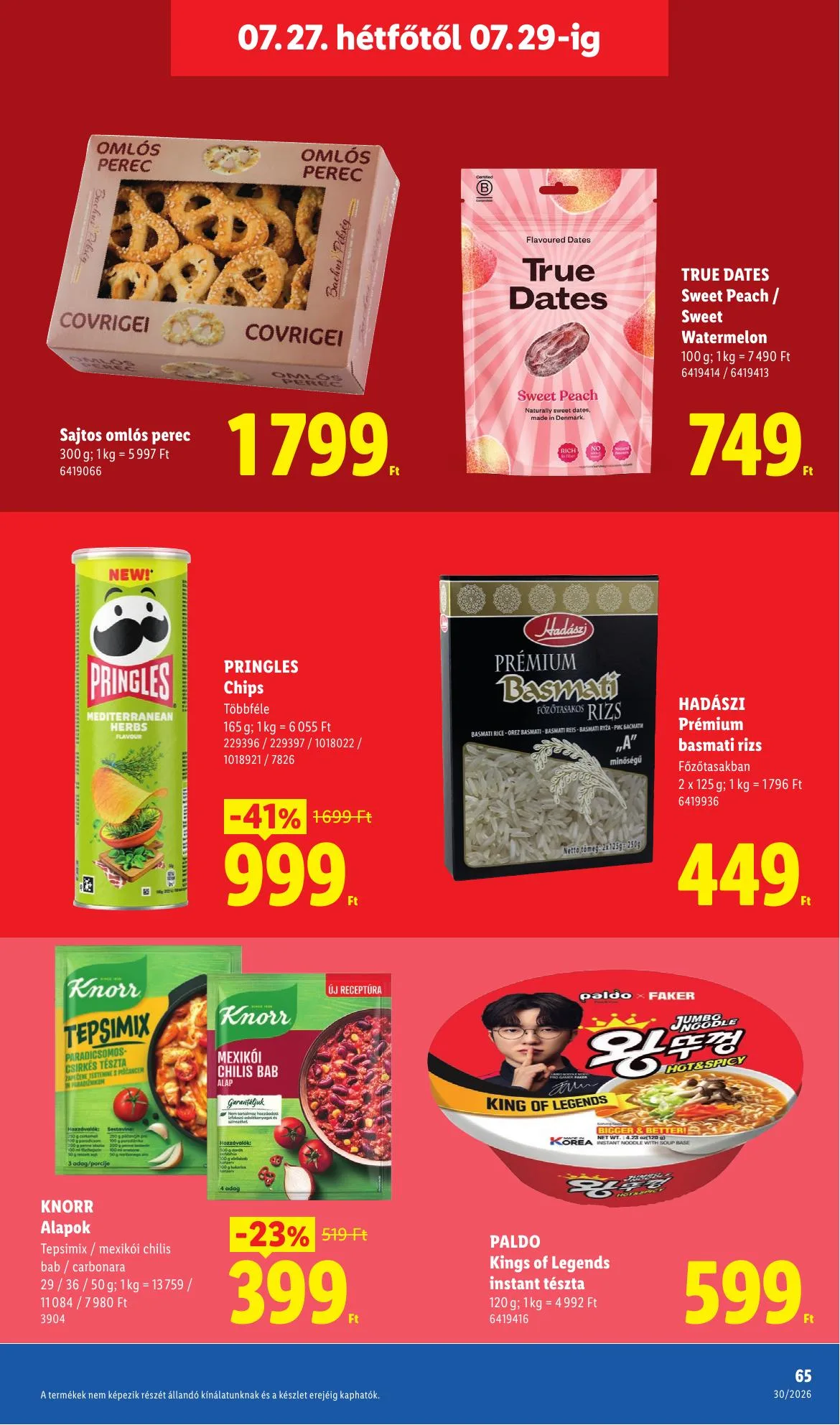 Lidl akciós újság 07.23–07.29 – 65. oldal
