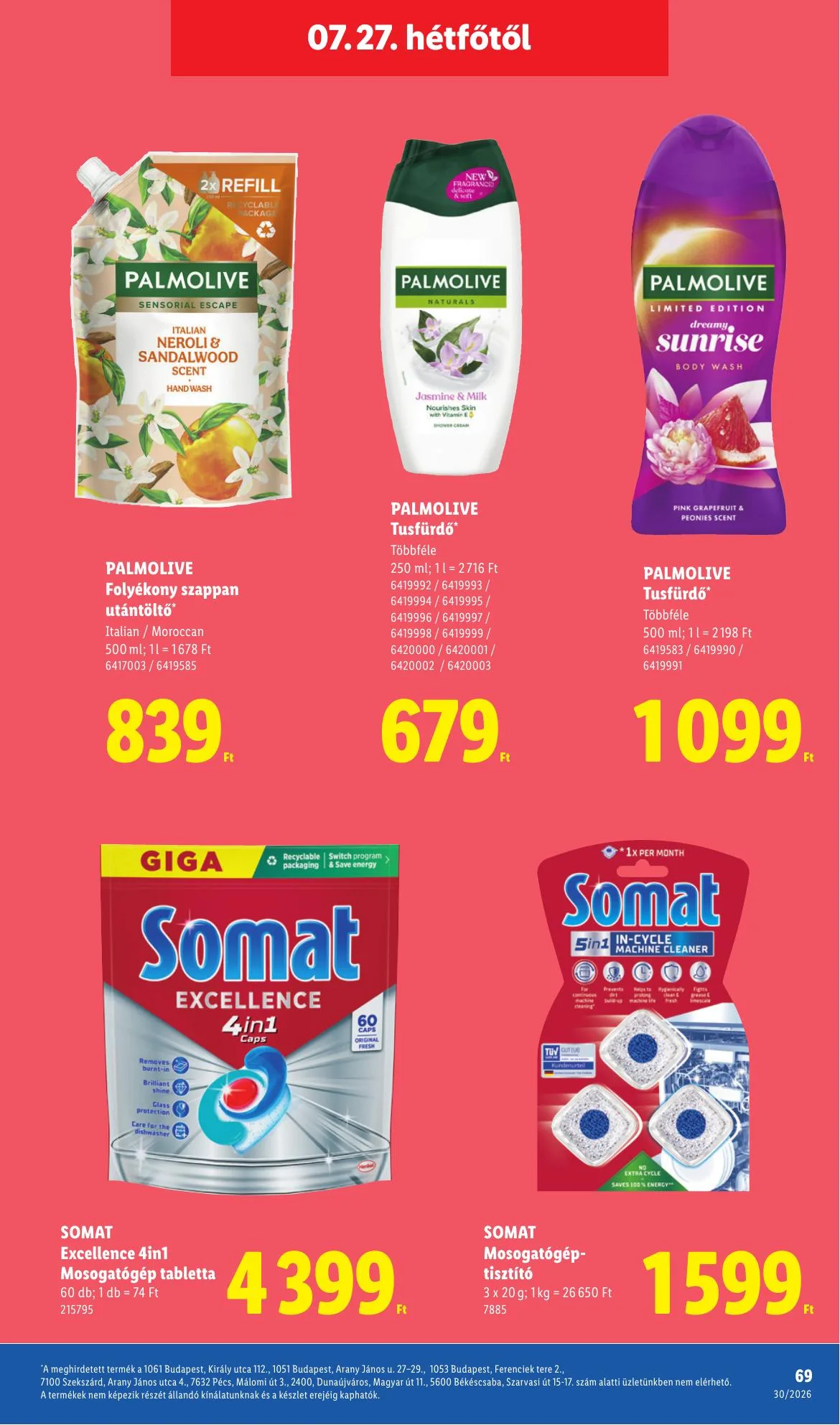 Lidl akciós újság 07.23–07.29 – 69. oldal