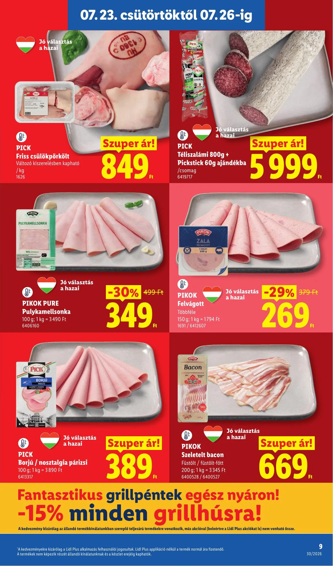 Lidl akciós újság 07.23–07.29 – 9. oldal