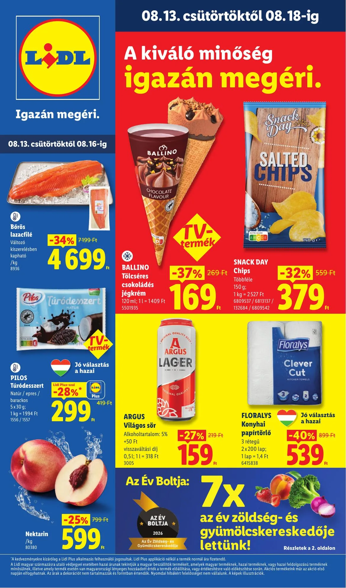 Lidl akciós újság 08.13–08.18