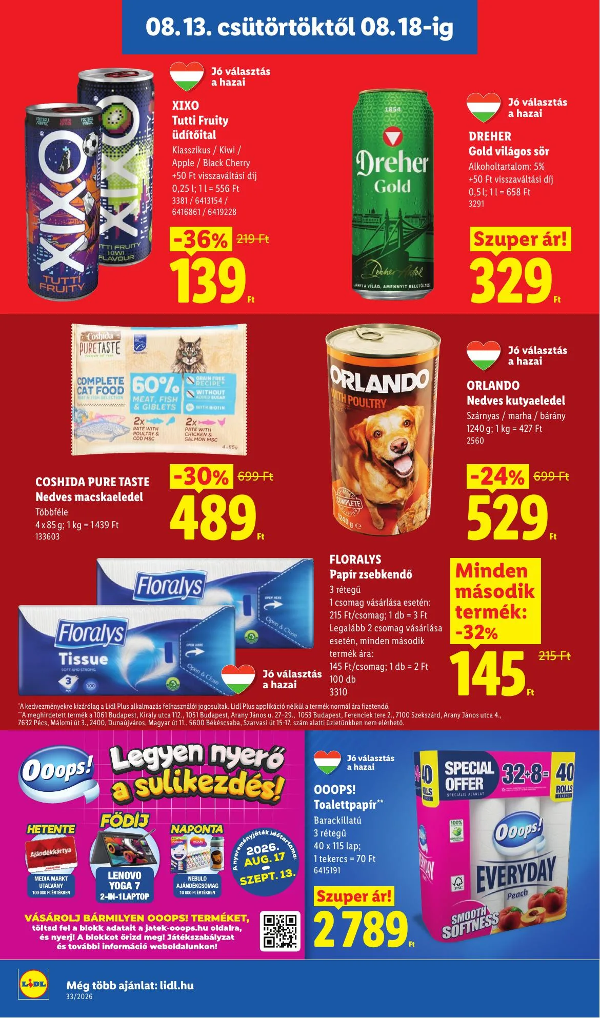 Lidl akciós újság 08.13–08.18 – 14. oldal