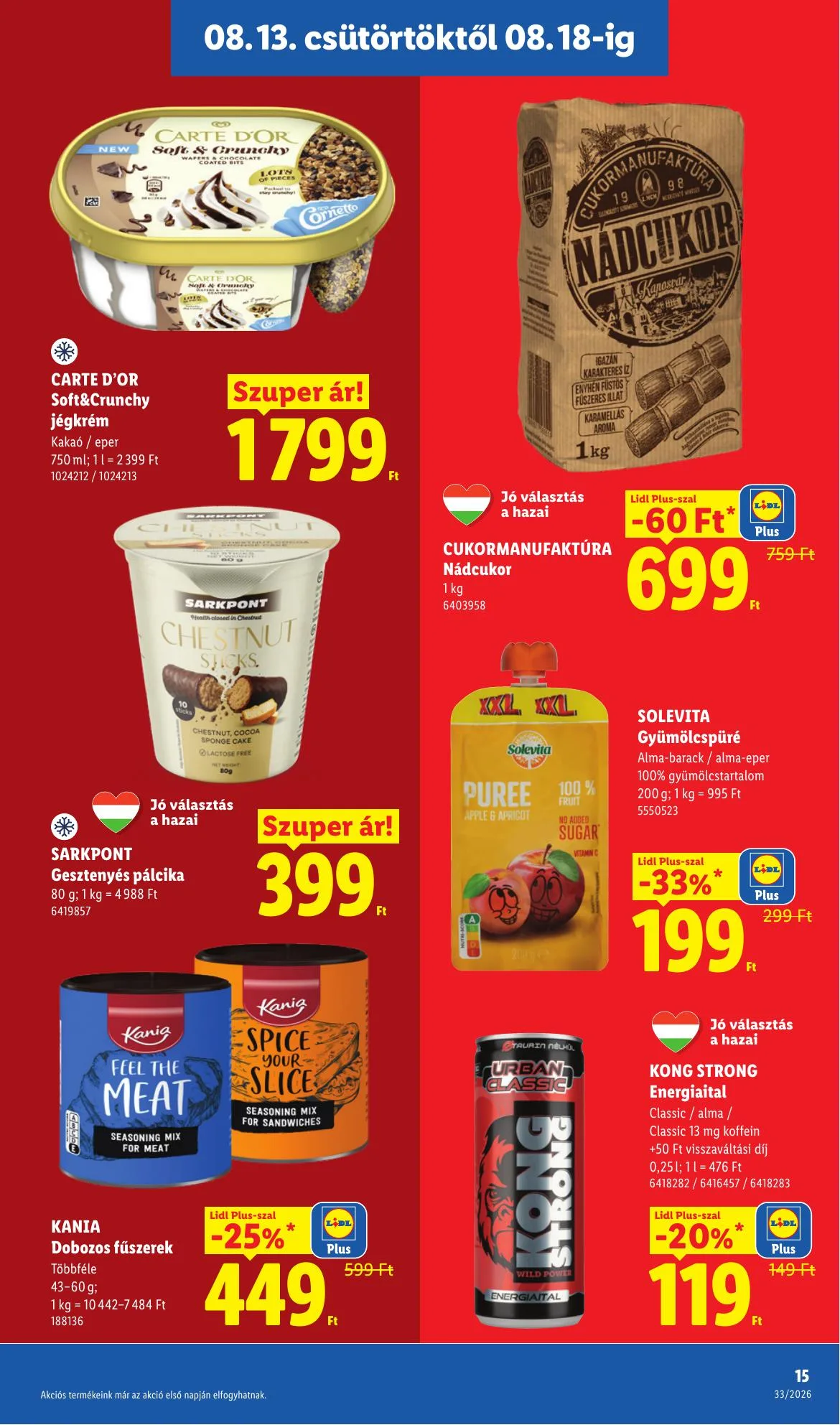 Lidl akciós újság 08.13–08.18 – 15. oldal