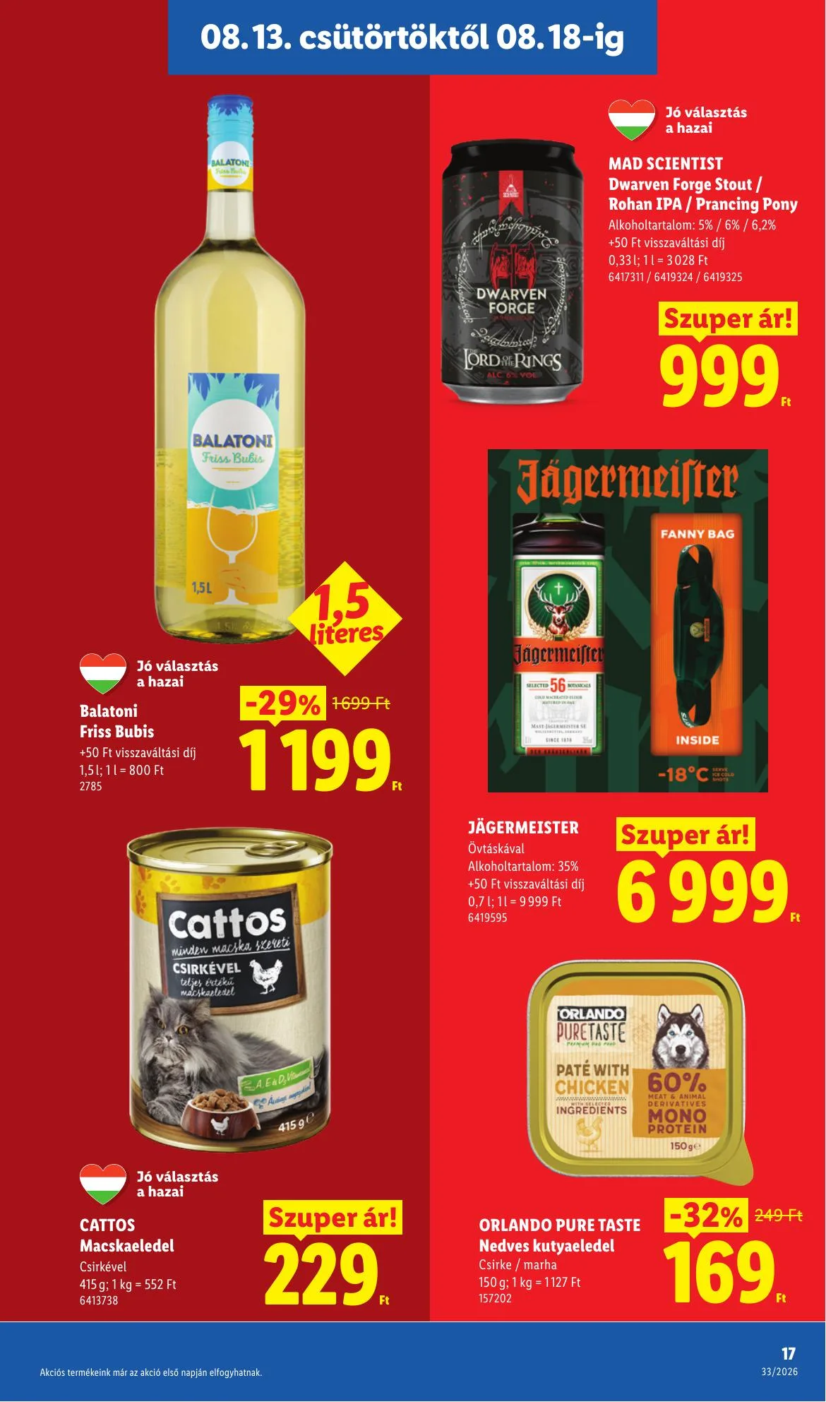 Lidl akciós újság 08.13–08.18 – 17. oldal