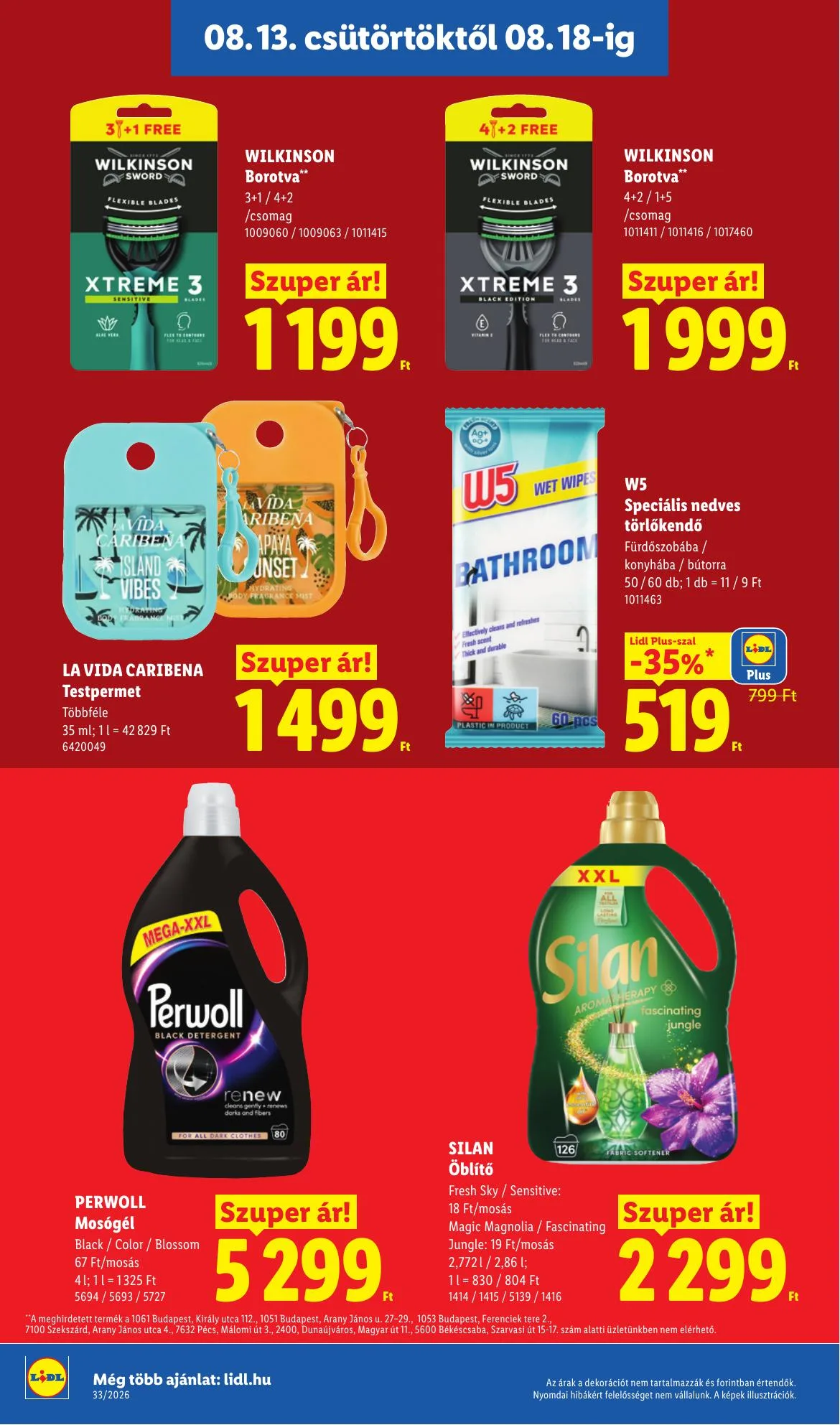 Lidl akciós újság 08.13–08.18 – 18. oldal