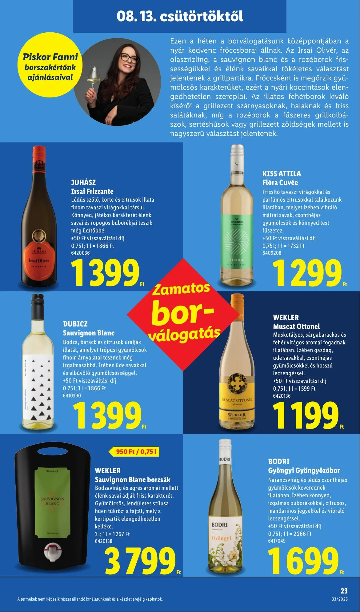 Lidl akciós újság 08.13–08.18 – 23. oldal