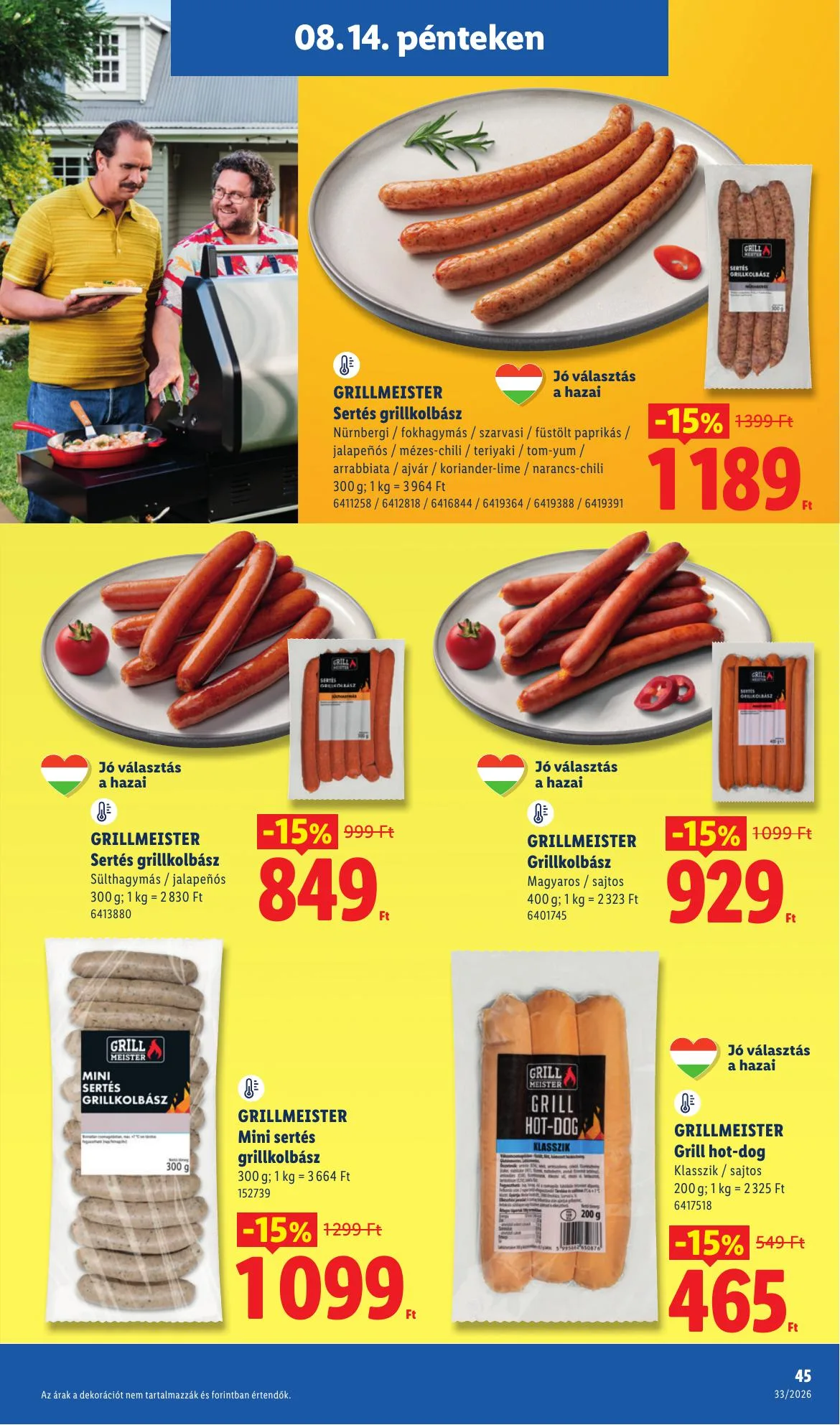 Lidl akciós újság 08.13–08.18 – 45. oldal