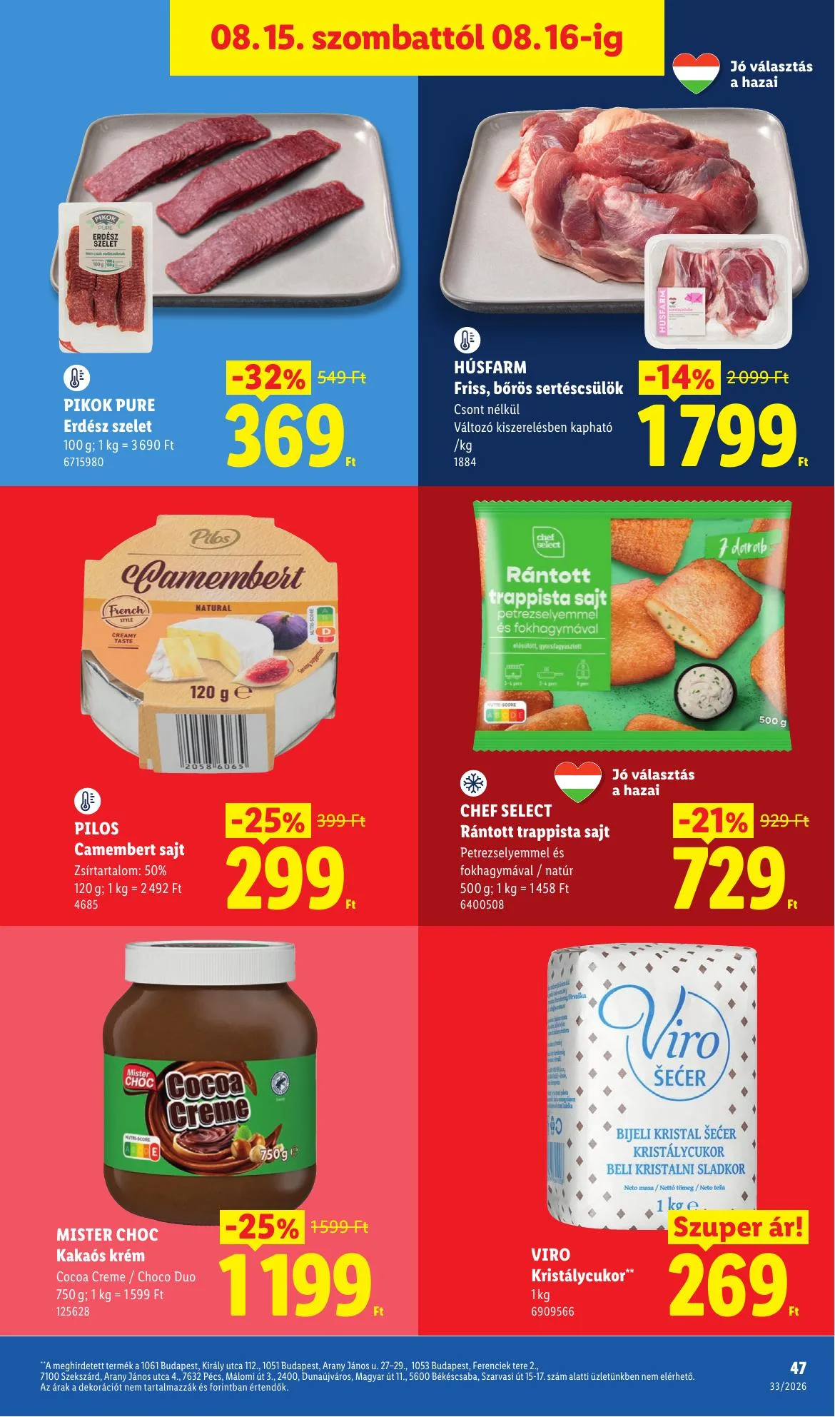 Lidl akciós újság 08.13–08.18 – 47. oldal
