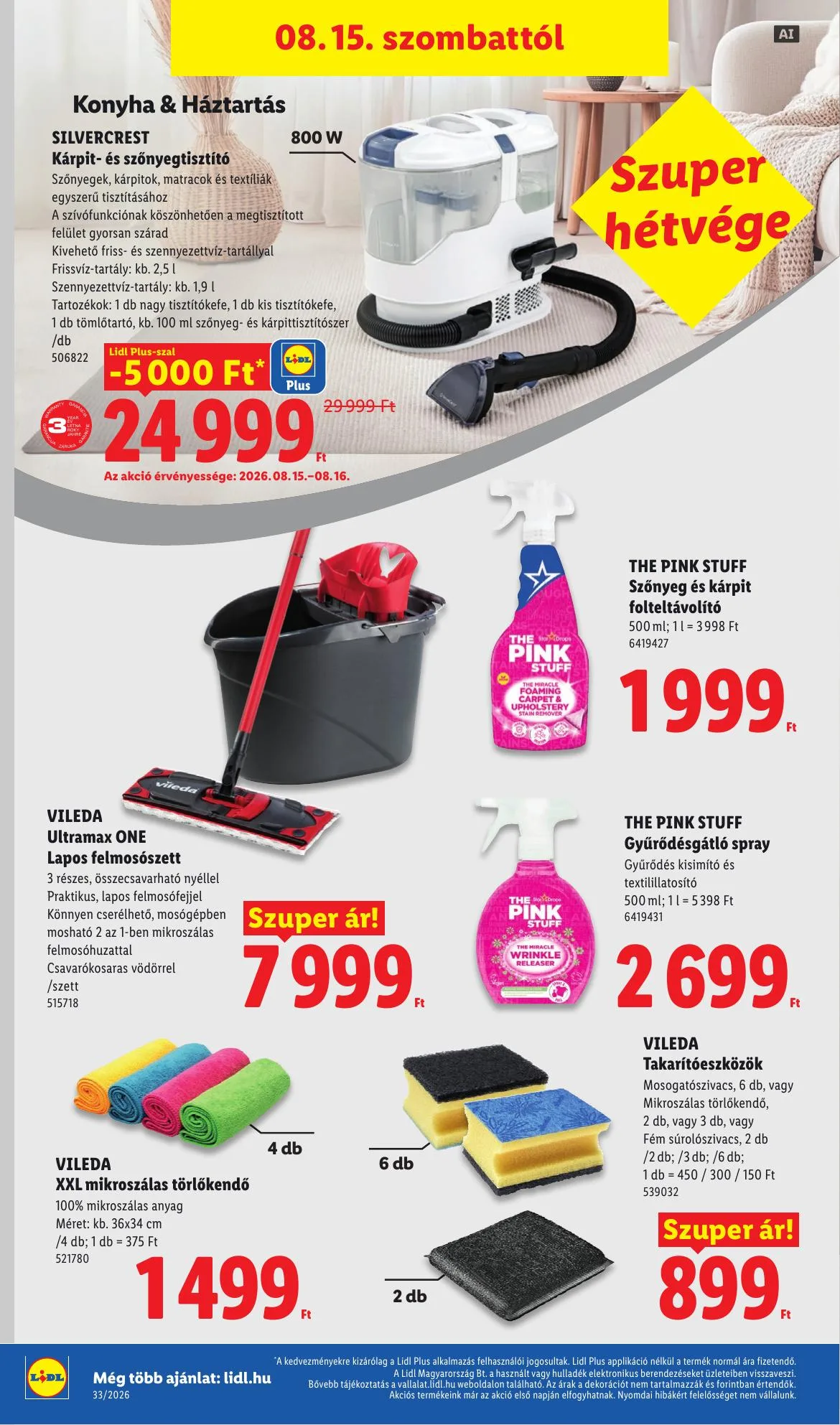 Lidl akciós újság 08.13–08.18 – 48. oldal