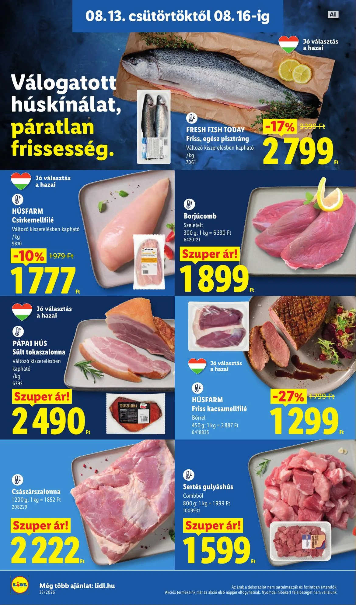 Lidl akciós újság 08.13–08.18 – 6. oldal