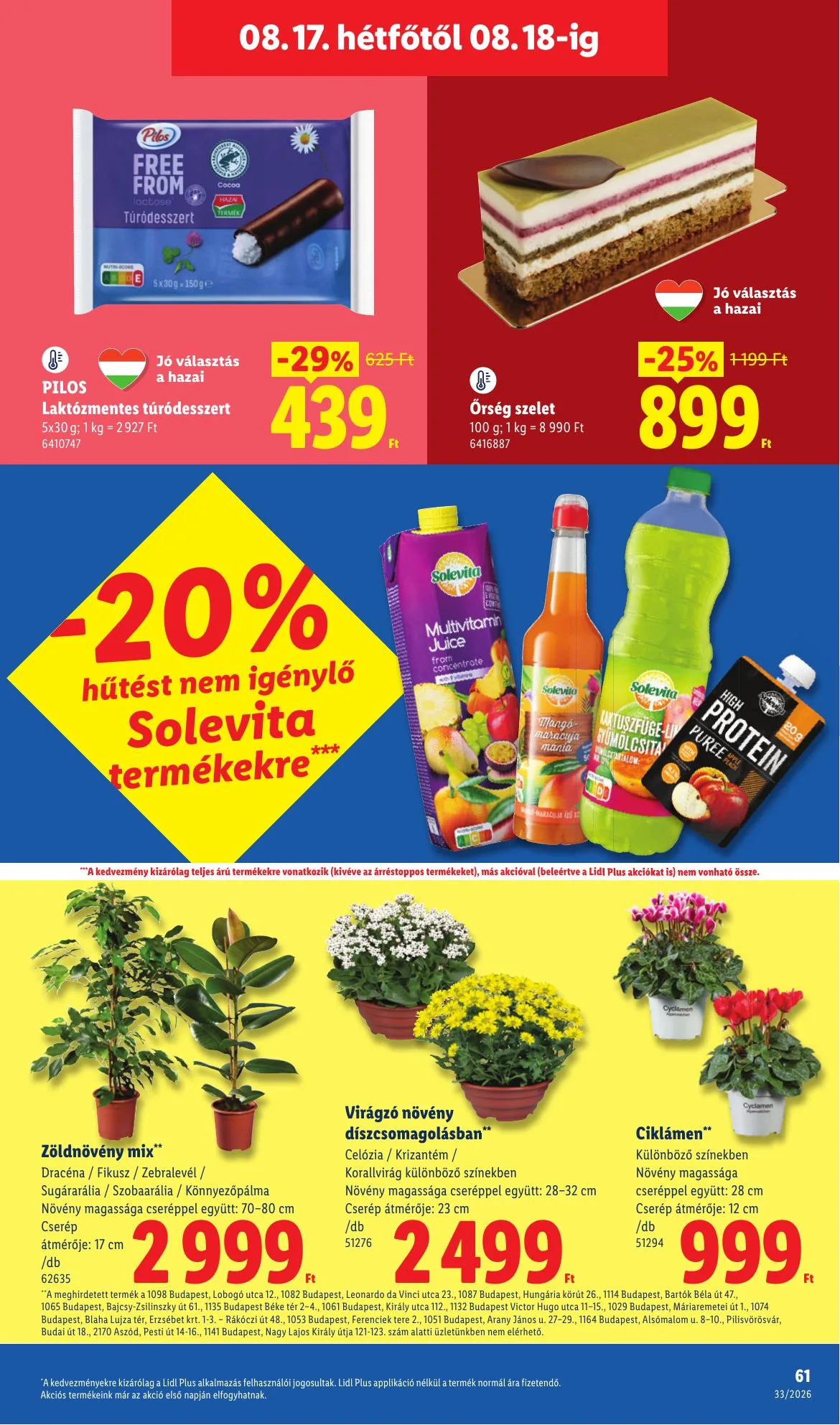 Lidl akciós újság 08.13–08.18 – 61. oldal