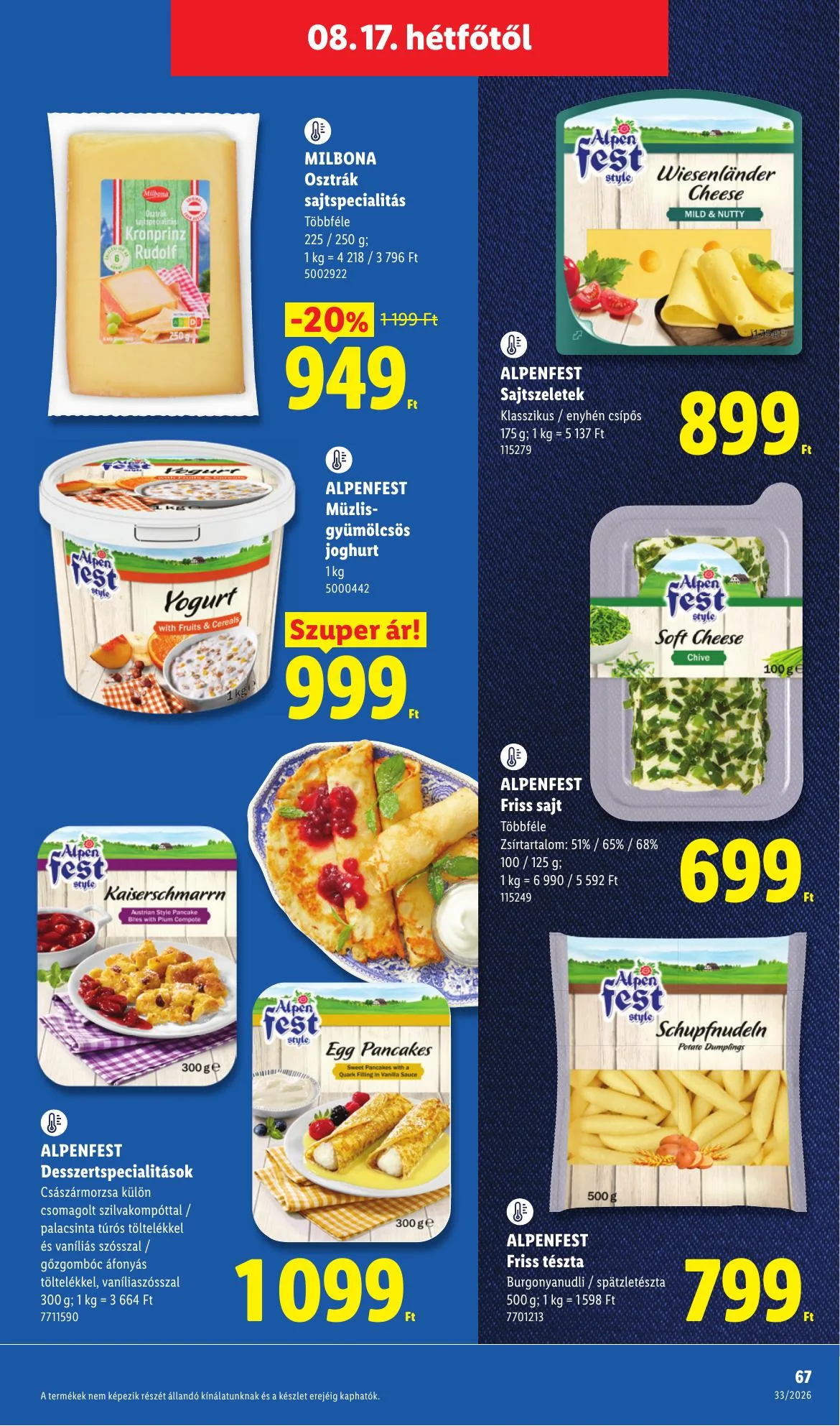 Lidl akciós újság 08.13–08.18 – 67. oldal