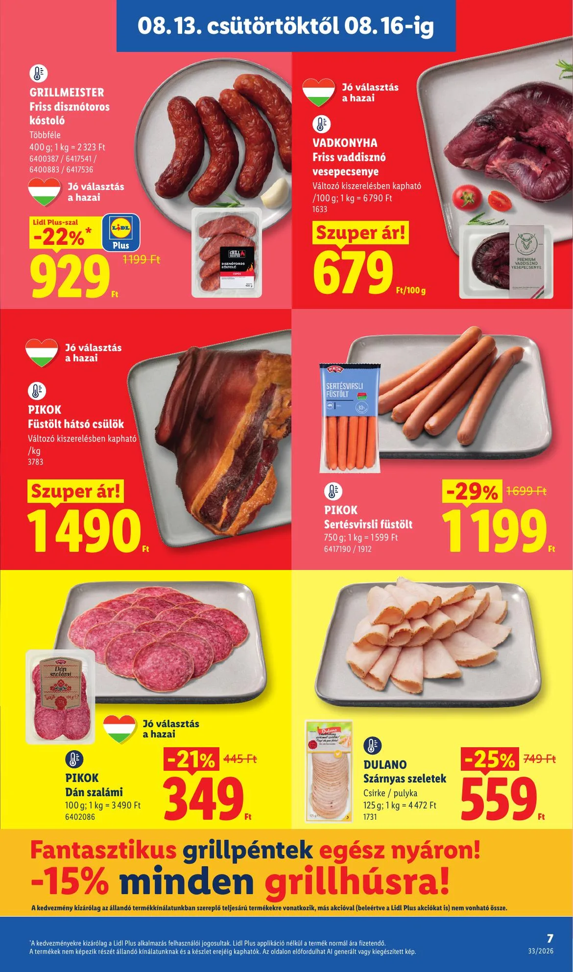 Lidl akciós újság 08.13–08.18 – 7. oldal