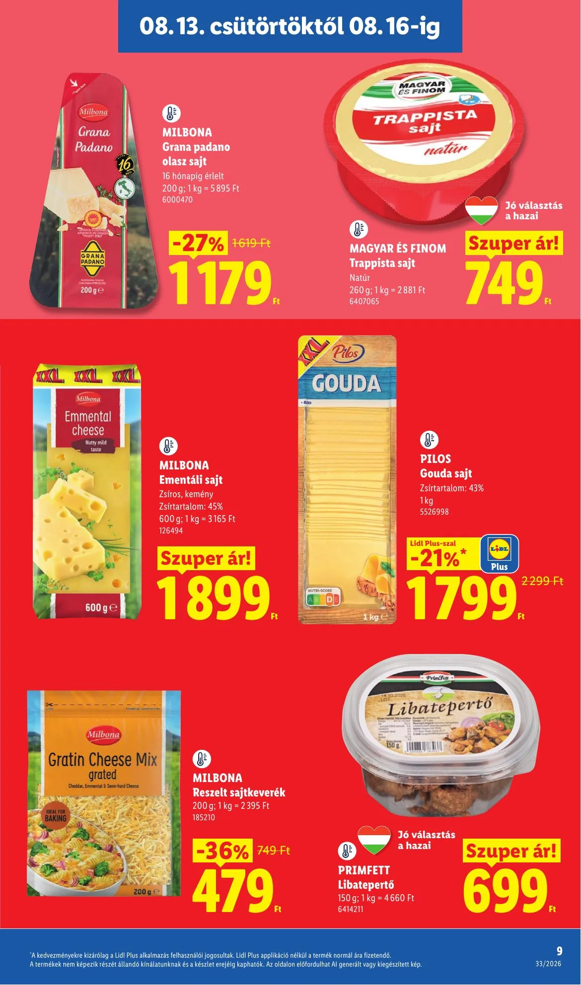 Lidl akciós újság 08.13–08.18 – 9. oldal