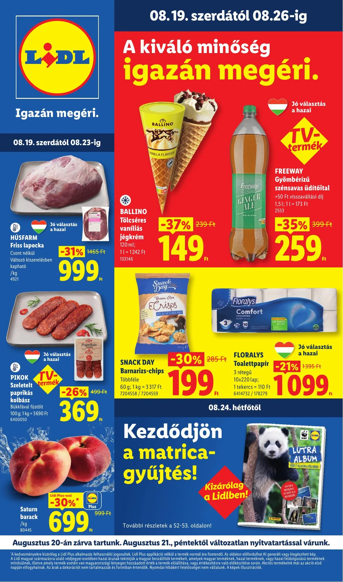 Lidl akciós újság 08.19–08.26