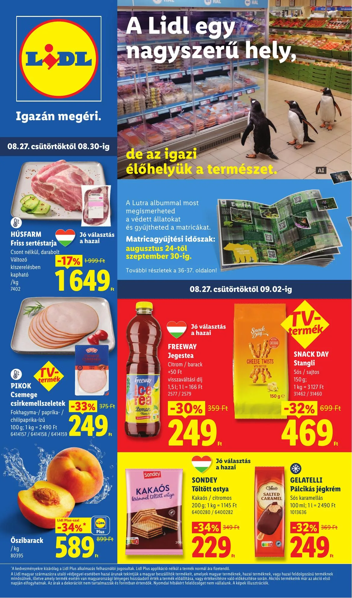 Lidl akciós újság 08.27–09.02