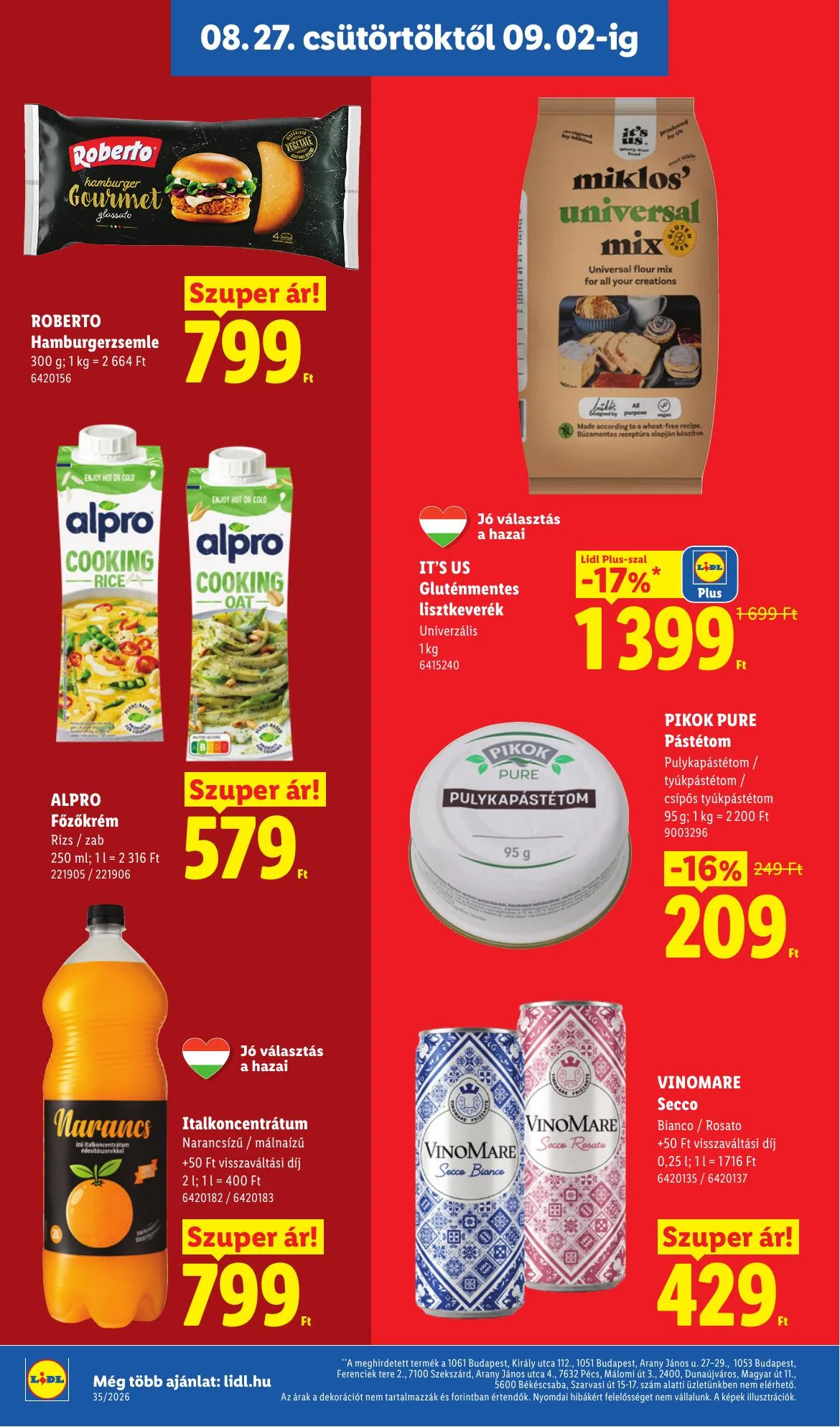 Lidl akciós újság 08.27–09.02 – 20. oldal