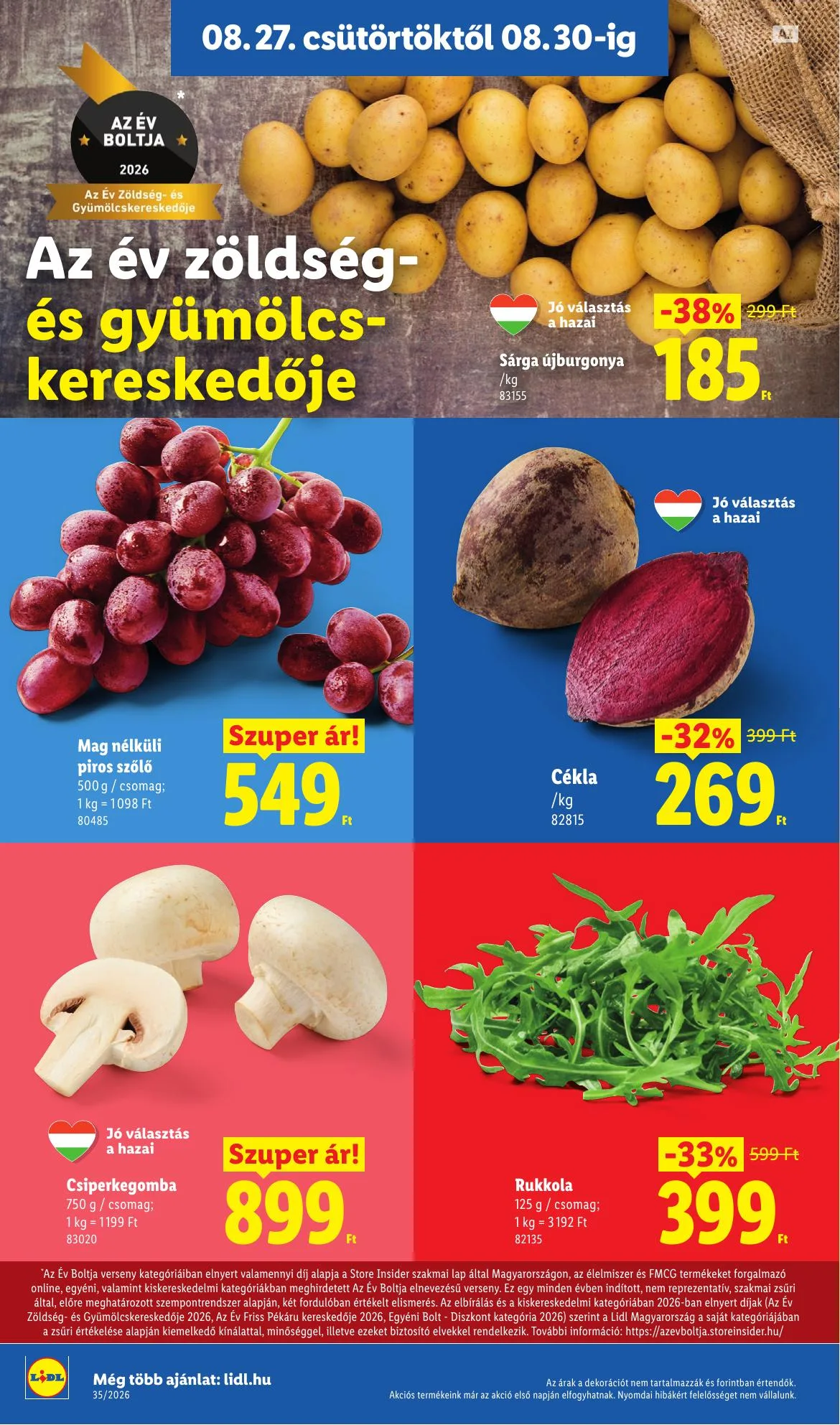 Lidl akciós újság 08.27–09.02 – 4. oldal