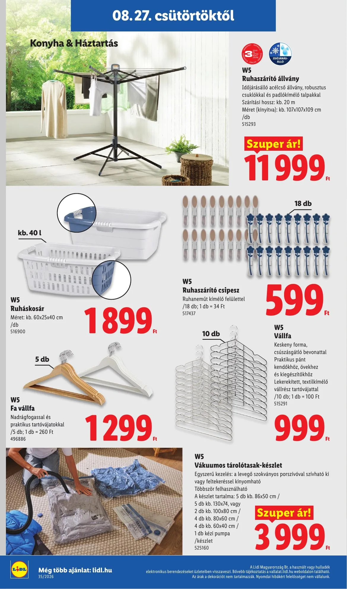 Lidl akciós újság 08.27–09.02 – 44. oldal