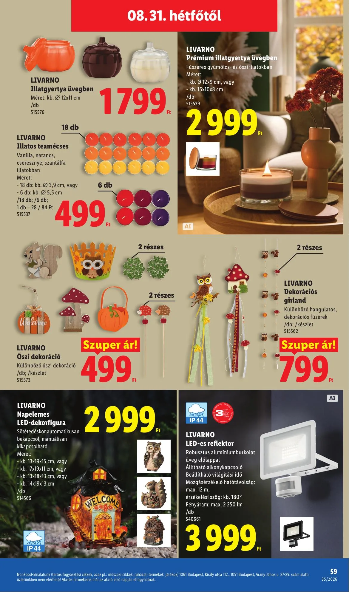 Lidl akciós újság 08.27–09.02 – 59. oldal