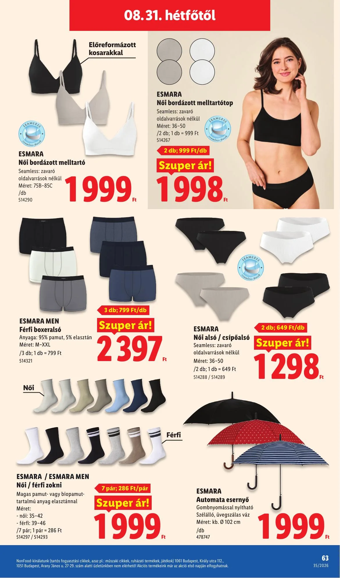 Lidl akciós újság 08.27–09.02 – 63. oldal