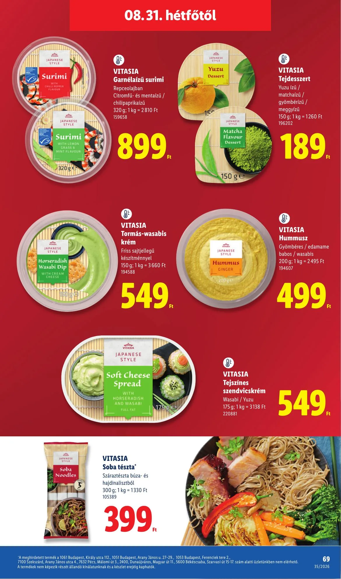 Lidl akciós újság 08.27–09.02 – 69. oldal