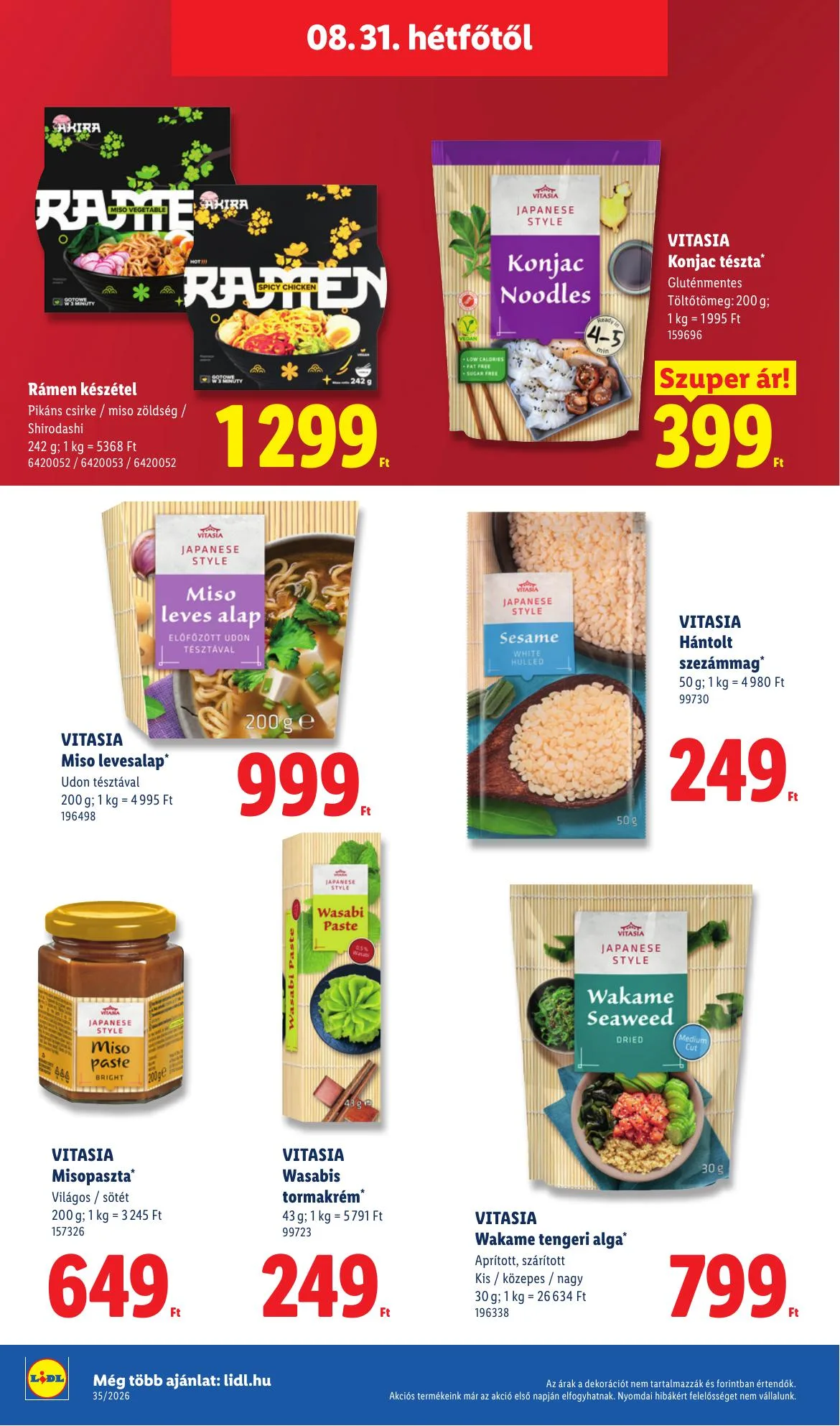 Lidl akciós újság 08.27–09.02 – 70. oldal