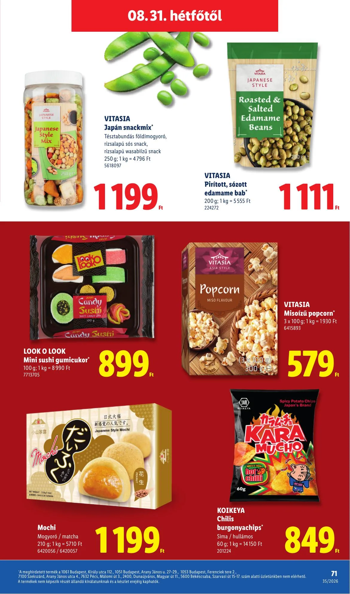 Lidl akciós újság 08.27–09.02 – 71. oldal