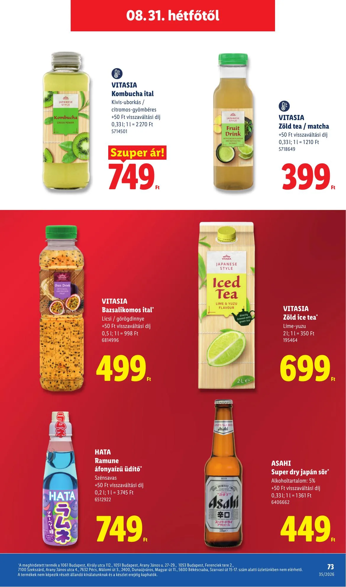 Lidl akciós újság 08.27–09.02 – 73. oldal