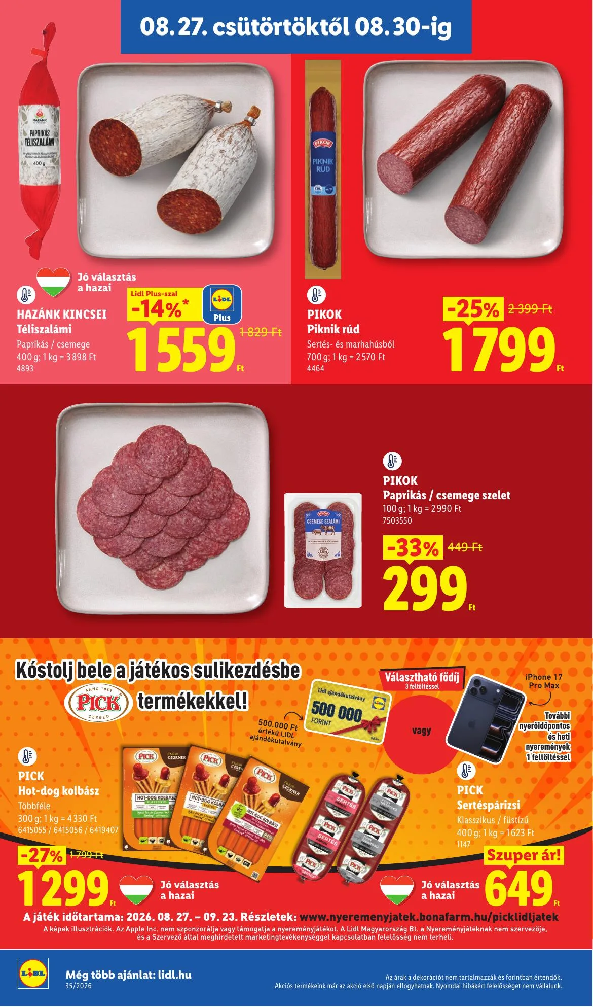 Lidl akciós újság 08.27–09.02 – 8. oldal