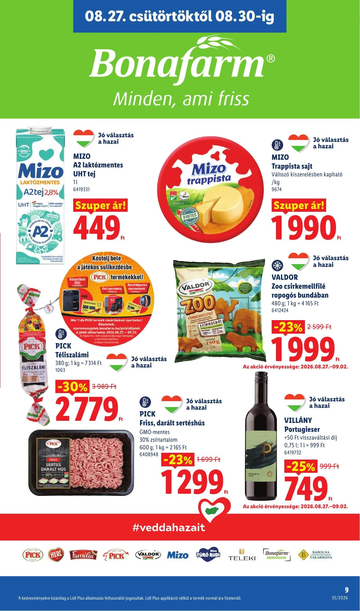 Lidl akciós újság 08.27–09.02 – 9. oldal