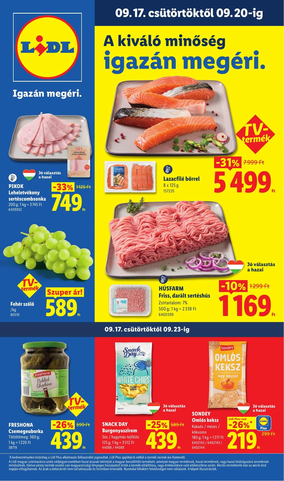 Lidl akciós újság 09.17–09.23