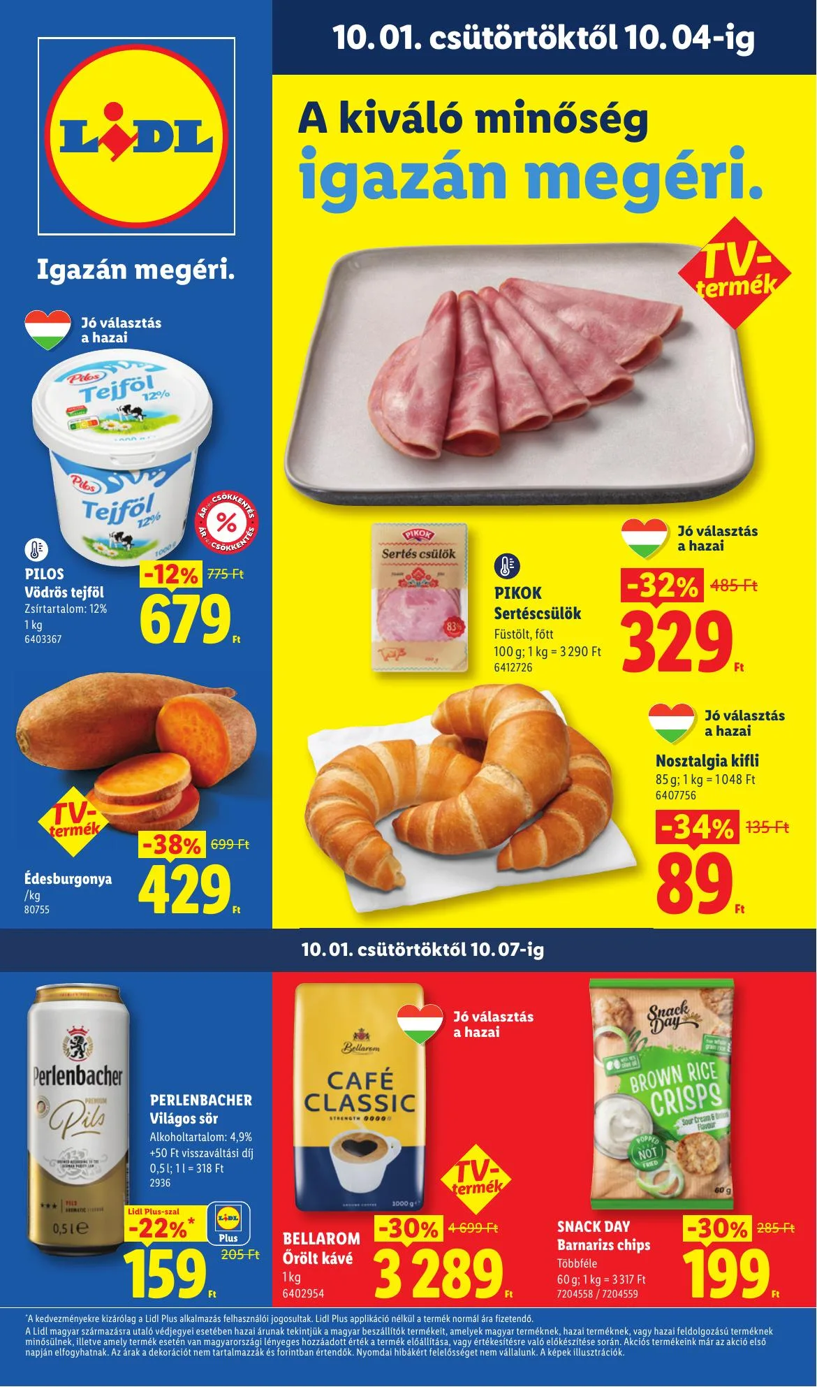 Lidl akciós újság 10.01–10.07