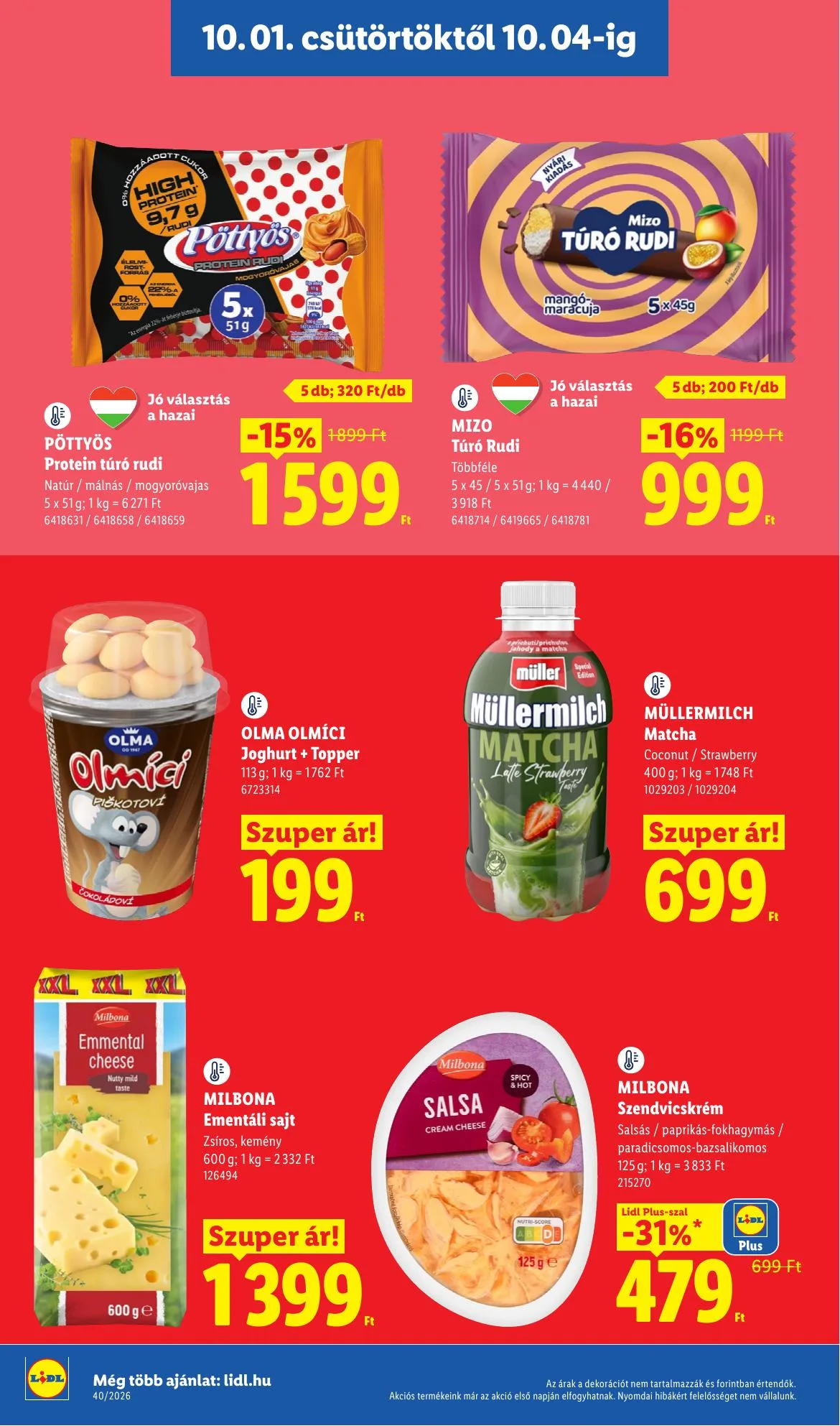 Lidl akciós újság 10.01–10.07 – 10. oldal