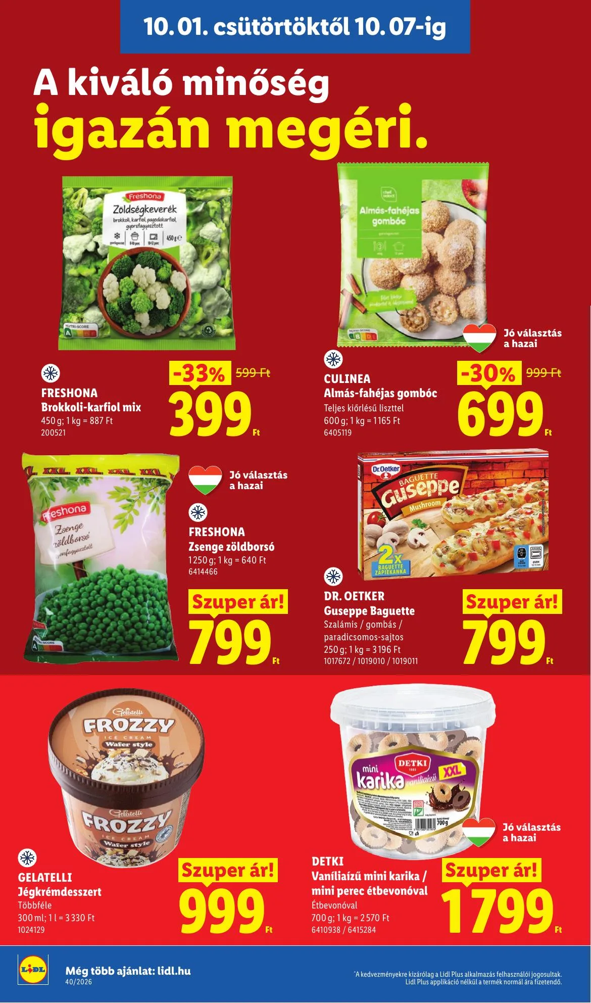 Lidl akciós újság 10.01–10.07 – 12. oldal