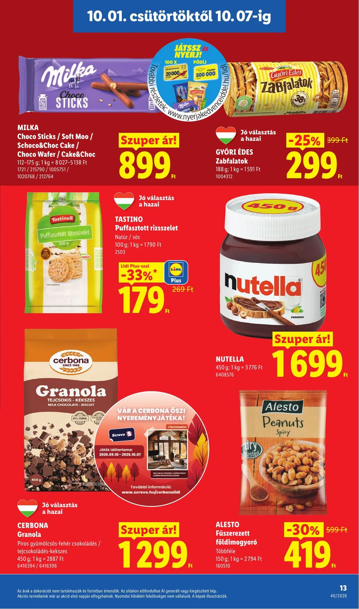 Lidl akciós újság 10.01–10.07 – 13. oldal
