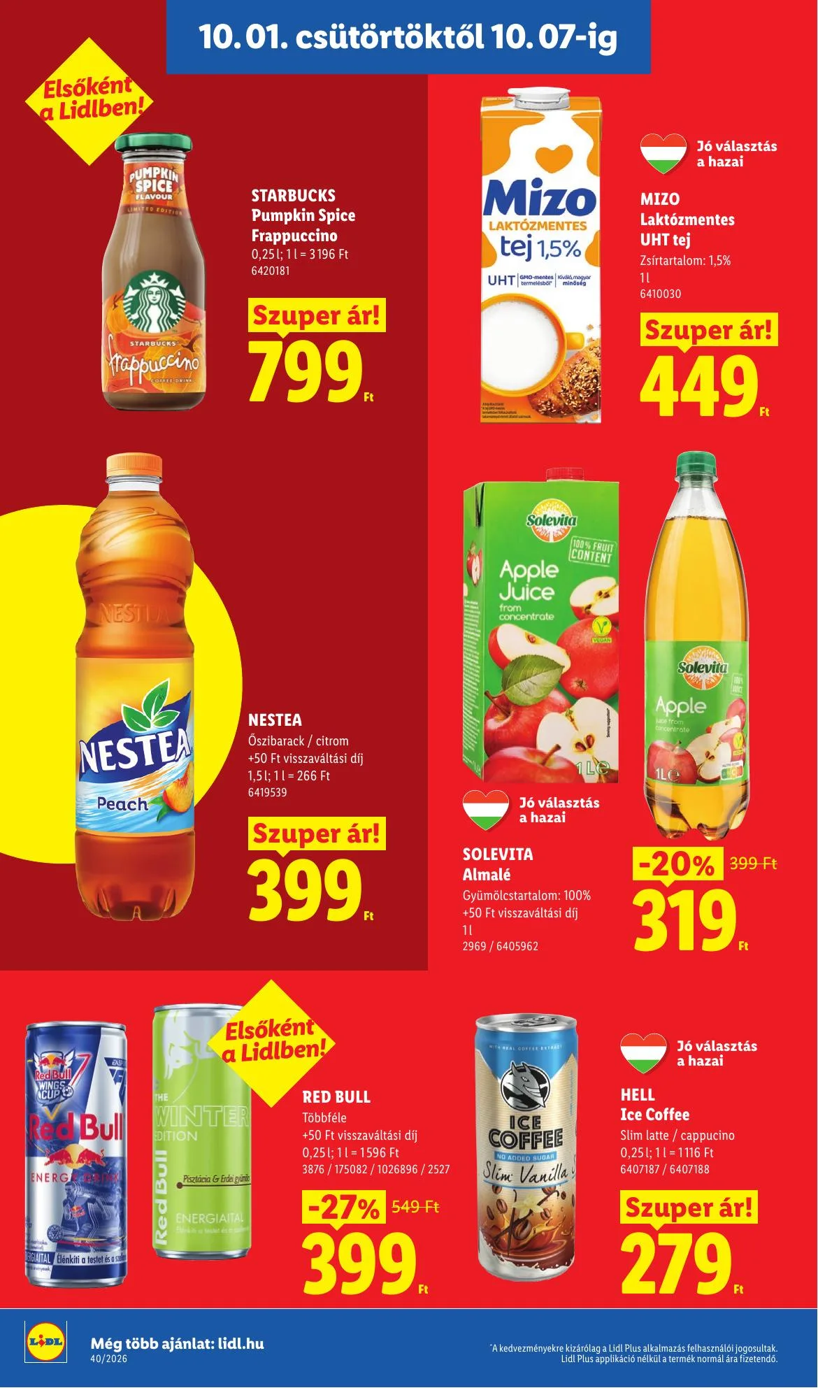 Lidl akciós újság 10.01–10.07 – 16. oldal